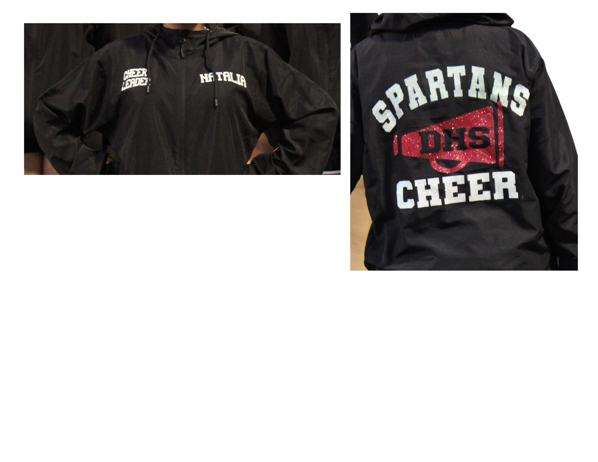 Custom Cheer Rain/Wind Jacket